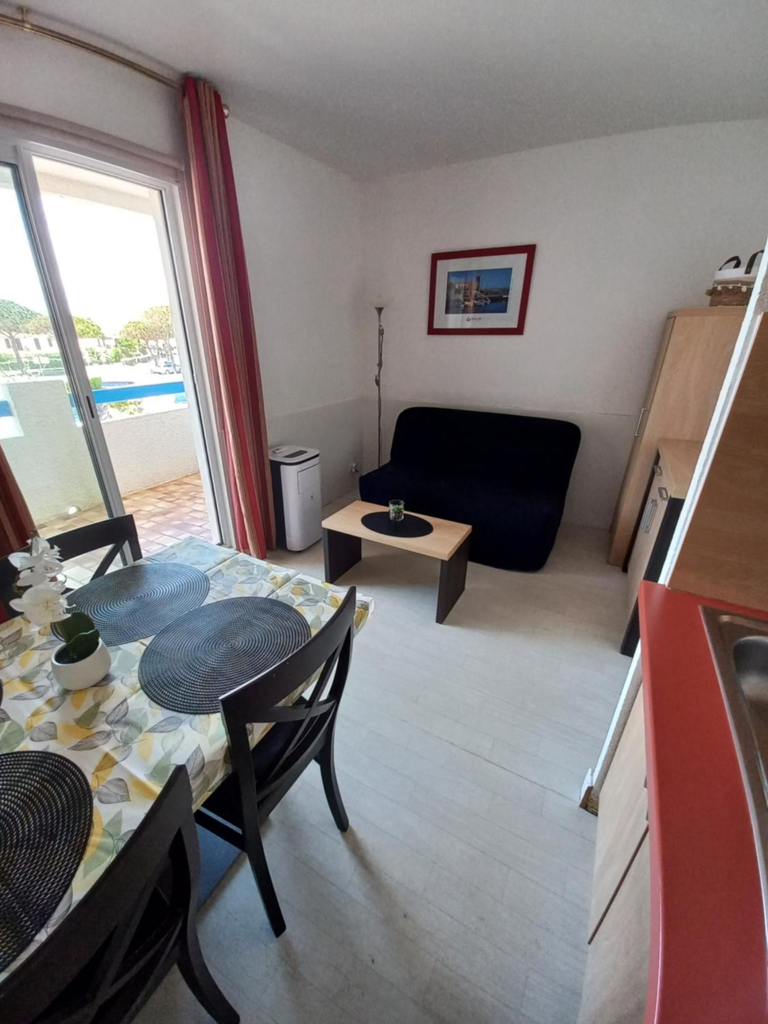 Coquet Studio 4 Pers, Piscine,Clim Mobile, Plage A 300 M,A 5Min A Pied Du Lydia 乐巴凯尔斯 外观 照片