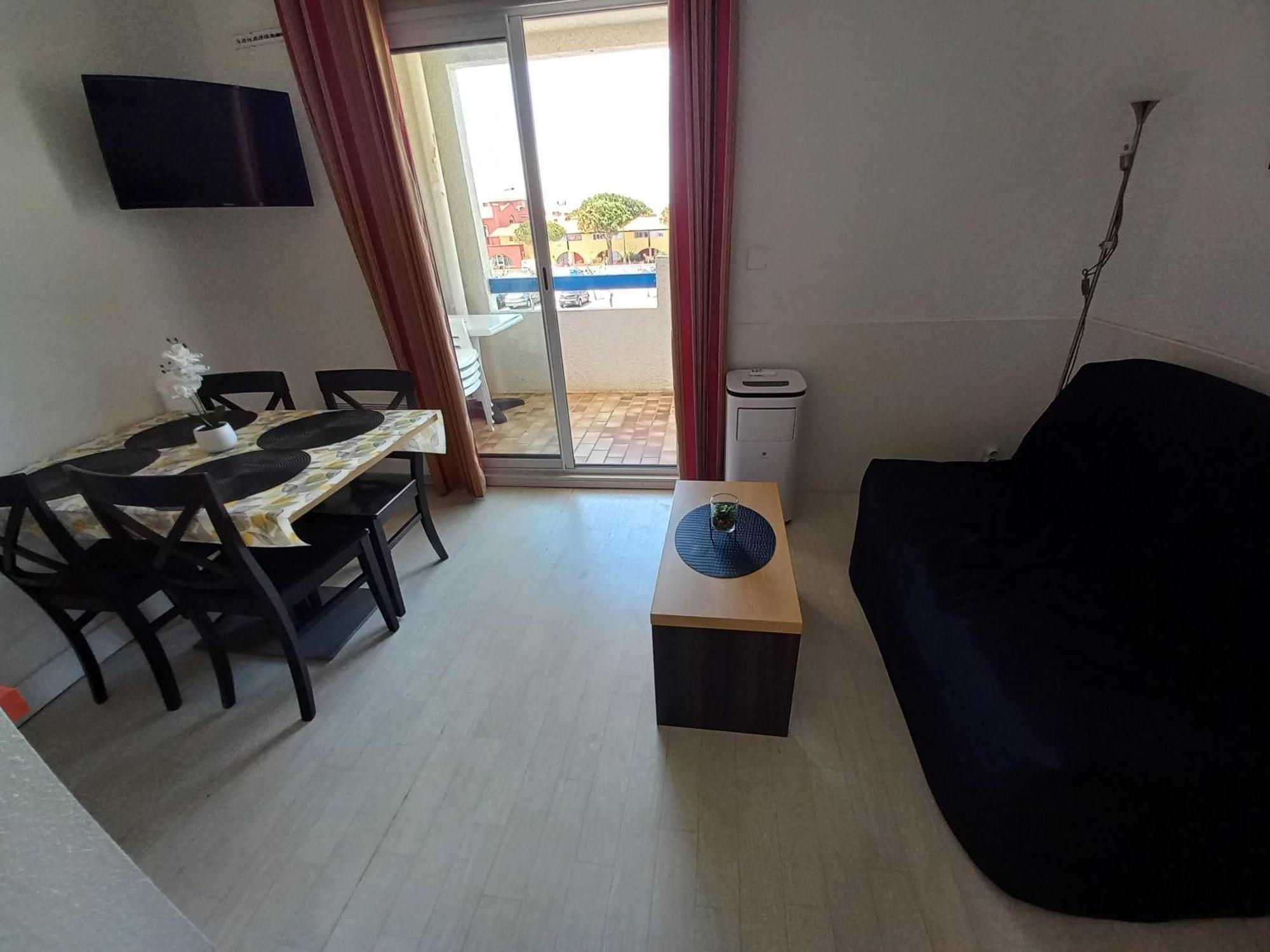 Coquet Studio 4 Pers, Piscine,Clim Mobile, Plage A 300 M,A 5Min A Pied Du Lydia 乐巴凯尔斯 外观 照片
