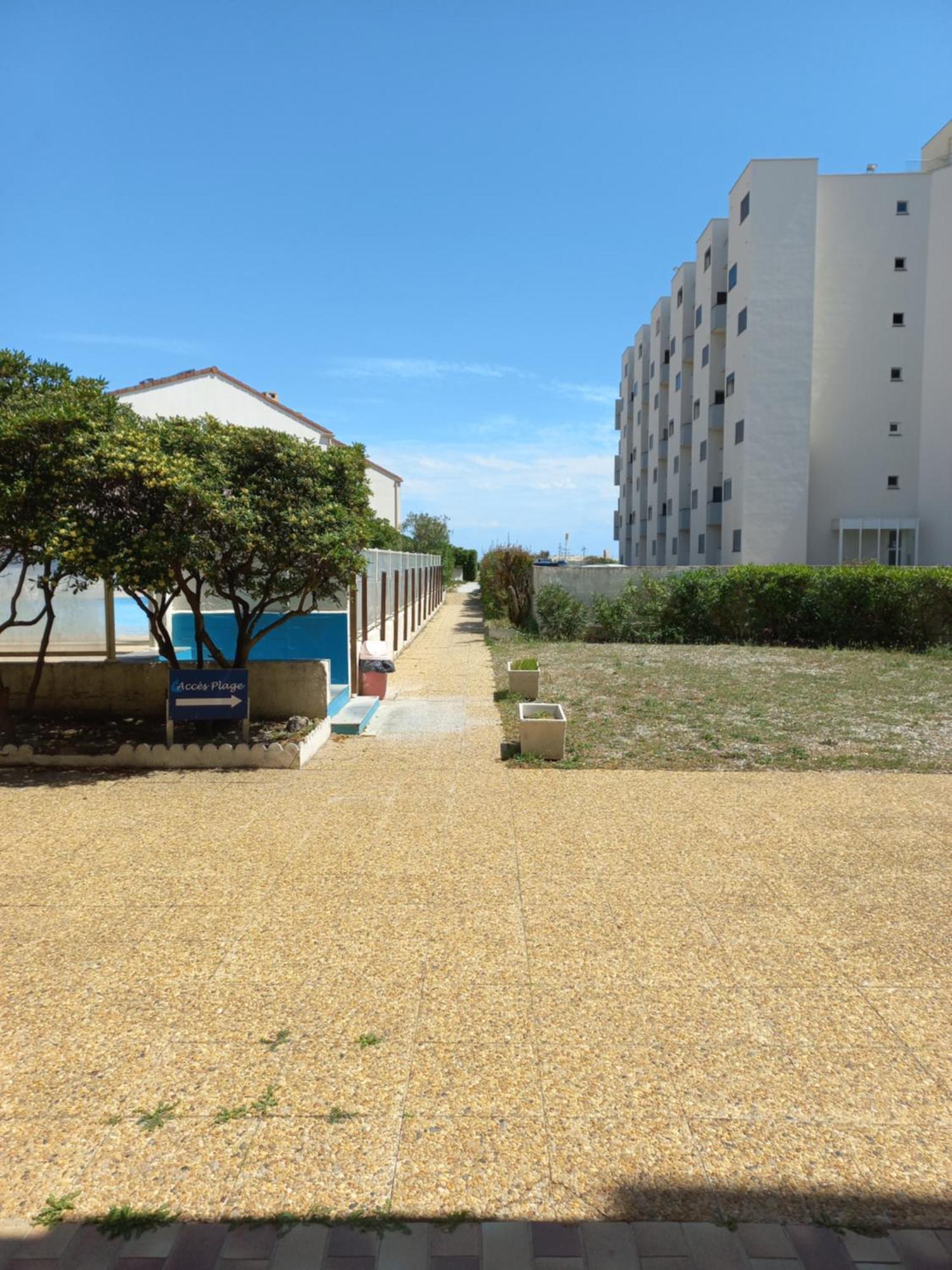 Coquet Studio 4 Pers, Piscine,Clim Mobile, Plage A 300 M,A 5Min A Pied Du Lydia 乐巴凯尔斯 外观 照片