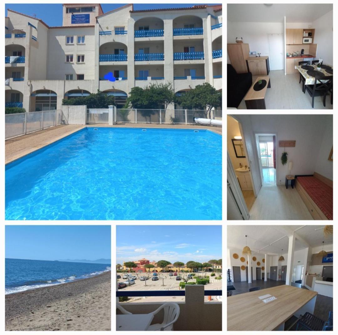 Coquet Studio 4 Pers, Piscine,Clim Mobile, Plage A 300 M,A 5Min A Pied Du Lydia 乐巴凯尔斯 外观 照片